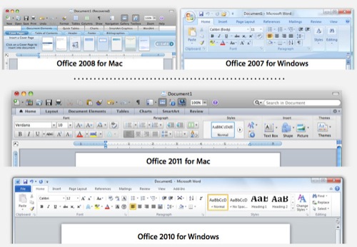 Microsoft Office per Mac 2011 sarà a 32 bit