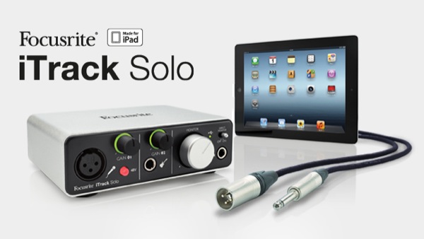 iMusic: Focusrite iTrack Solo, scheda audio esterna per iPad