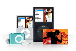 iPod vari e carta musicale prepagata