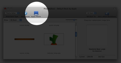 dock apply theme