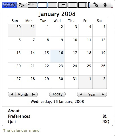 calendarmenu immagine