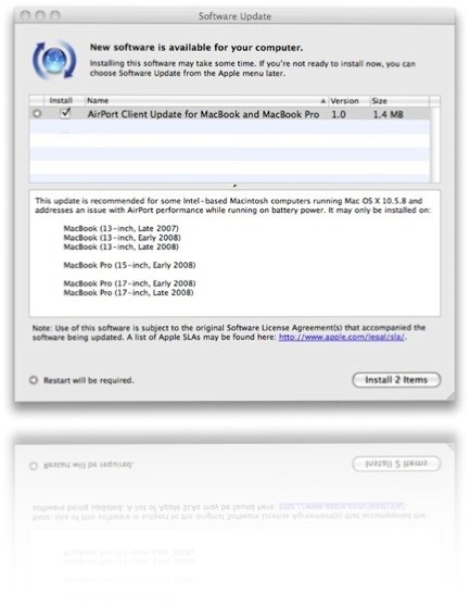 airport update 1.0 macbook pro