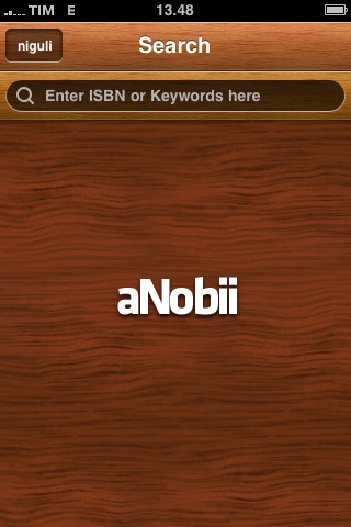 aNobii Search iPhone