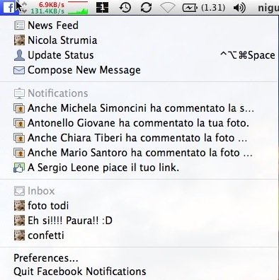 facebook notifications