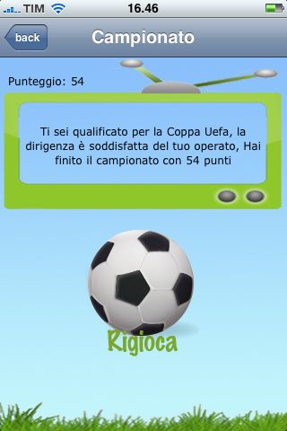 iCalcio Quiz classifica