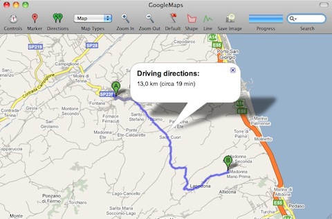 googlemaps indicazioni stradali