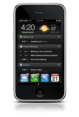 iphone home screen