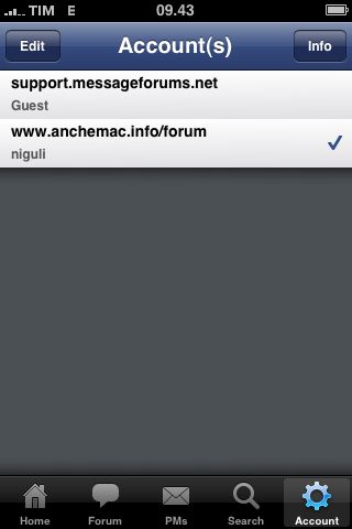 TouchBB iphone elenco forum