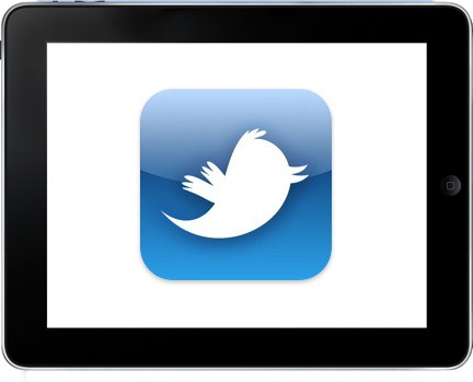 l'applicazione twitter per ipad è da poco disponibile