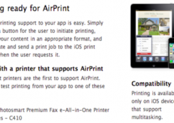 AirPrint iTouch 2G