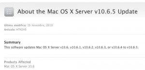 Mac OS X Server 10.6.5