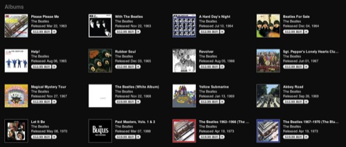 Beatles iTunes