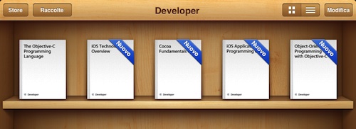 i libri e pub per developer disponibili su ibook Store 