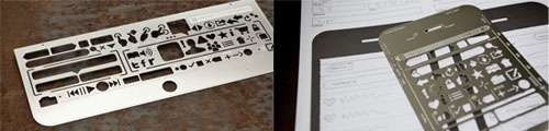 stencil mockup kit per iPad e iPhone