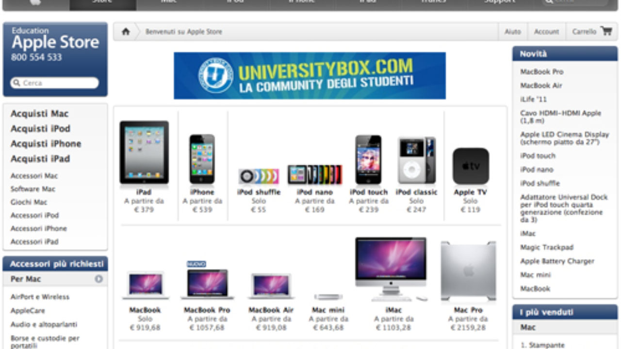 Sconti Apple On Campus Per Gli Studenti Di Tutte Le Scuole E Di Tutte Le Universita Italiane Tal Vi Dice Come Fare The Apple Lounge