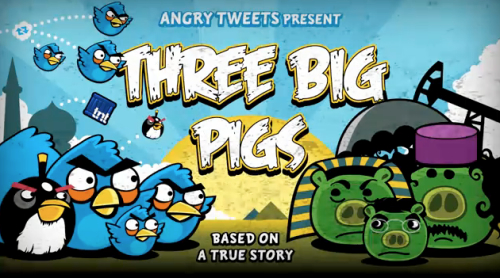 Angry Birds Vs Gheddafi