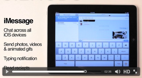 iOS 5 iPad video