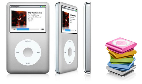 iPod Classic ed iPod Shuffle