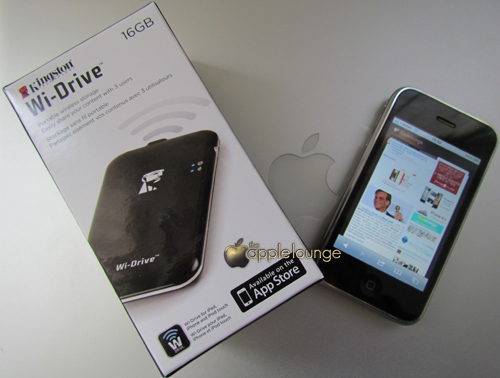 Kingston Wi-Drive 16 unboxing 01 - The Apple Lounge