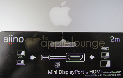 aiino Cavo Mini DisplayPort - HDMI con audio 2 metri (compatibile con porta Thunderbolt) - The Apple Lounge