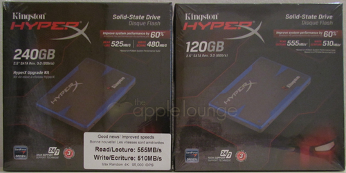 Kingston HyperX SSD 240 GB Upgrade Kit e Kingston HyperX SSD 120 GB - The Apple Lounge