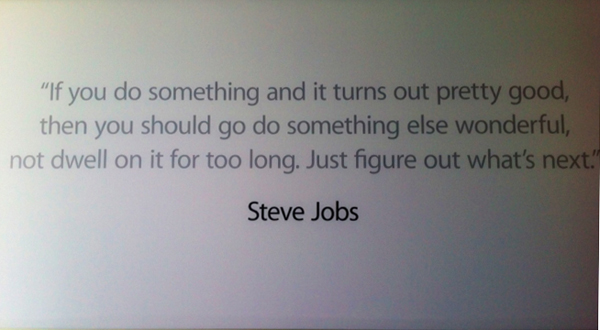 Le frasi celebri di Steve Jobs nell'Apple Campus