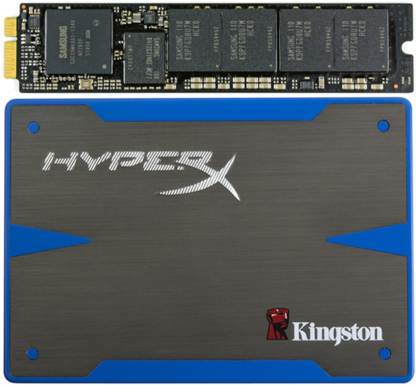 SSD Samsung SM256C 256 GB e SSD Kingston HyperX 240 GB