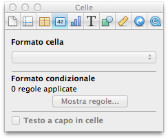 42 è il numero usato come icona delle impostazioni del formato cella