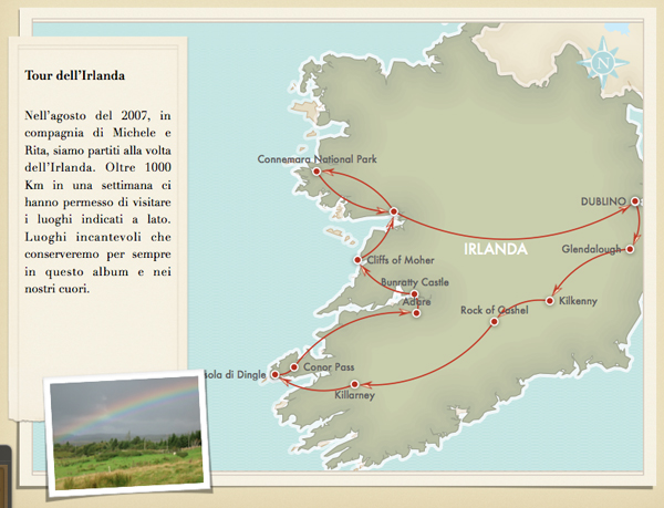 iPhoto mappa di viaggio Irlanda 2007 - TheAppleLounge.com