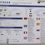 NETGEAR WN3000RP Universal WiFi Range Extender, immagine posteriore scatola - TheAppleLounge.com