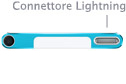 Nuovo iPod nano, particolare del connettore Lightning - TheAppleLounge.com