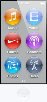 iPod nano, icone e pulsante home tondi - TheAppleLounge.com