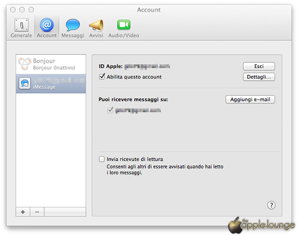 Guida per usate Google talk, AIM, Yahoo Messenger e Jabber con Apple Messaggi 01 - TheAppleLounge.com