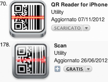 Lettori di codici a barre e QR code su App Store - TheAppleLounge.com