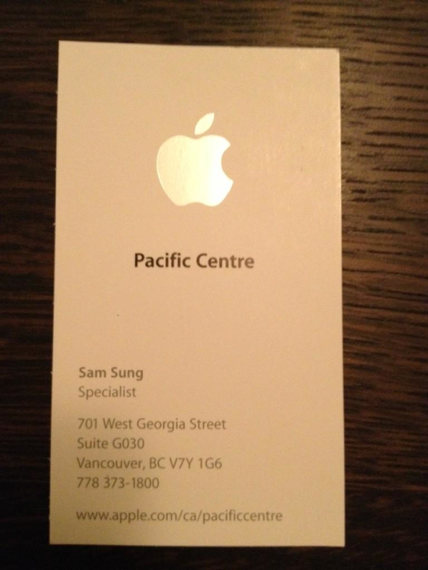 Sam Sung Apple Store