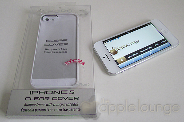 Cover iPhone 5 Clear, immagine della confezione - TheAppleLounge.com