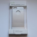 moshi iGlaze armour for iPhone silver, immagine frontale della scatola - TheAppleLounge.com