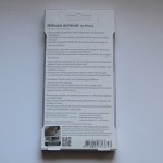 moshi iGlaze armour for iPhone silver, immagine posteriore della scatola - TheAppleLounge.com