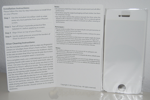 moshi iVisor XT for iPhone 5, contenuto della confezione - TheAppleLounge.com