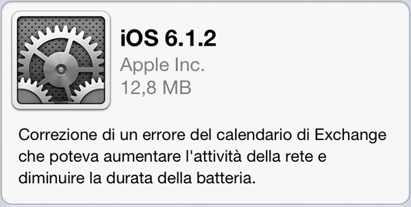 iOS 6.1.2, rilasciato l'aggiornamento - TheAppleLounge.com