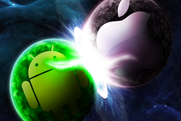 Android-Apple-battle