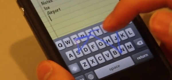 Apple Swype al lavoro tastiera rivoluzionaria