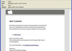 Apple ID phishing Trend Micro