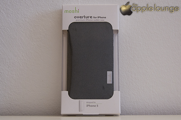 moshi overture for iPhone 5 (Falcon Gray), confezione fronte - TheAppleLounge.com