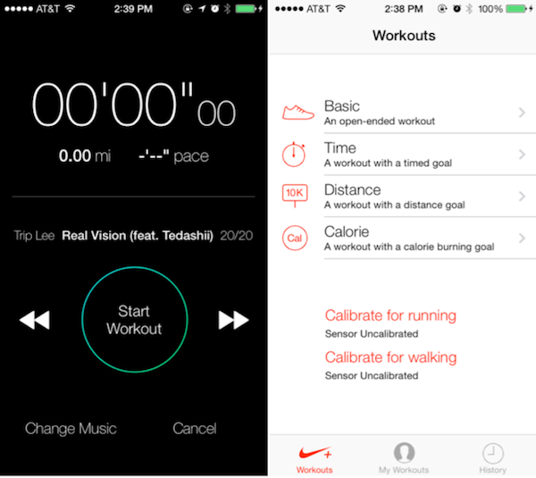 La nuova app Nike + su iOS 7 beta 2