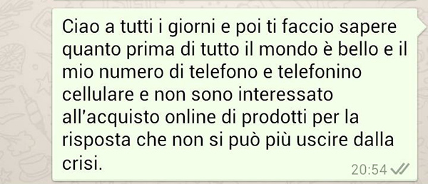 Esempio di testo-supercazzola scritto interamente con i suggerimenti della SwiftKey. Se la avete, mandateci i vostri testi insensati, il migliore sarà pubblicato.