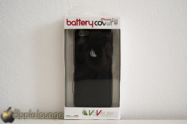 VaVeliero battery cover for iPhone 5, confezione (fronte) - TheAppleLounge.com