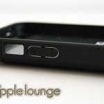 VaVeliero battery cover for iPhone 5, particolare pulsanti volume -TheAppleLounge.com