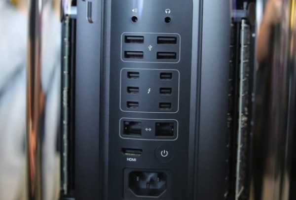 Le porte Thunderbolt 2 del Mac Pro di nuova generazione 