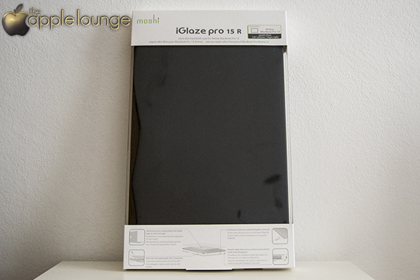 moshi iGlaze pro 15 R, cover per MacBook Pro 15 Retina Display (confezione fronte) - TheAppleLounge.com